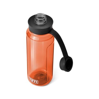 YETI Yonder Water Bottle with Yonder Tether Cap, Lightweight, Leakproof and BPA-Free - color: King Crab, size: 34 Ounces