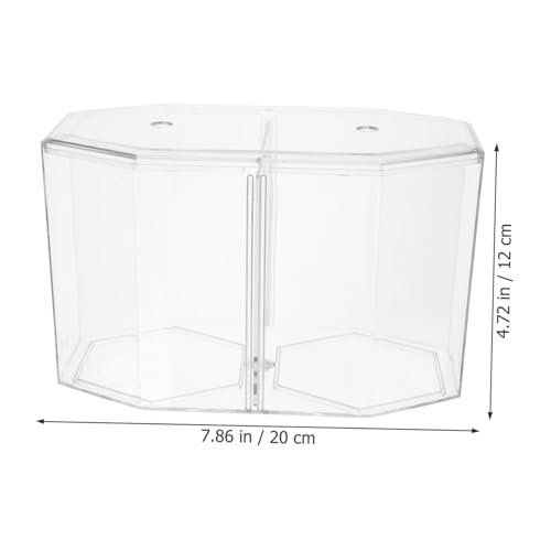 HANABASS Fish Breeder Box Isolation Tank for Betta Fish Easy to Clean and Observe for Home Aquariums and Hatching