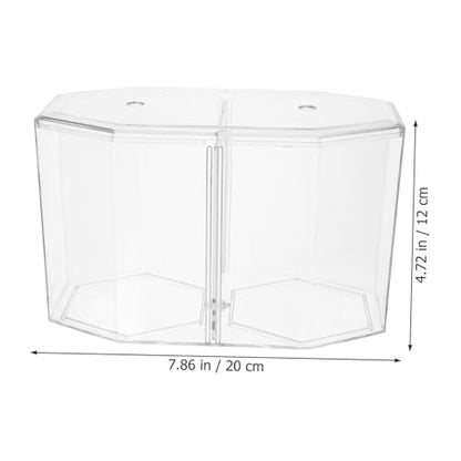 HANABASS Fish Breeder Box Isolation Tank for Betta Fish Easy to Clean and Observe for Home Aquariums and Hatching