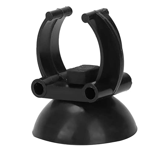 20PCS/Set Aquarium Heater Clips Airline Tube Holders Clamps Aquarium Suction Cup Clips Air Line Tubing Black