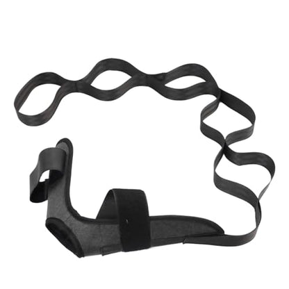 1pc Yoga Leg Stretching Band Flexibility Rehabilitation Fitness Plantar Fasciitis Training Belt Foot Care for Plantar Fasciitis, Heel Spurs and Achilles Ten - color: Gray