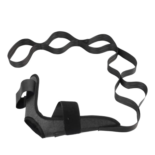 1pc Yoga Leg Stretching Band Flexibility Rehabilitation Fitness Plantar Fasciitis Training Belt Foot Care for Plantar Fasciitis, Heel Spurs and Achilles Ten - color: Gray