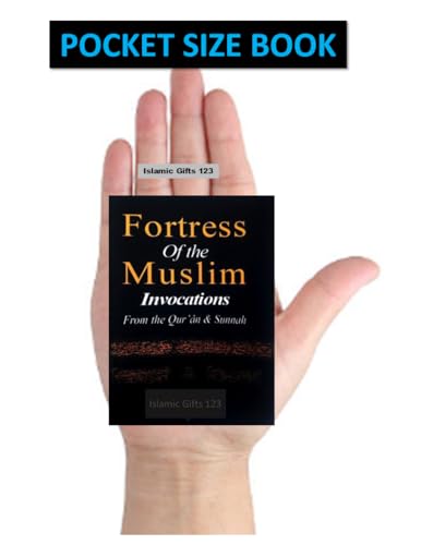 Fortress of the Muslim (Enlish-Pocket Size) Islamic Book Quran & Hadith Arabic Alphabets Ramadan Gift Eid Gift Islamic Favors Islamic Gifts 123