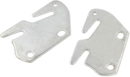 Bitray Wood Bed Plates Wood Bed Rail Hook Plates Bed Rail Brackets - 8pcs - style: 8pcs