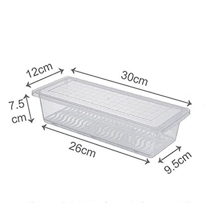 Bento Boxes Food Storage Containers with Removable Drain Plate, for Family, Tray to Keep Fruits, Vegetables, Meat, Fish Etc. Out of The Drippings(Black) - size: Black
