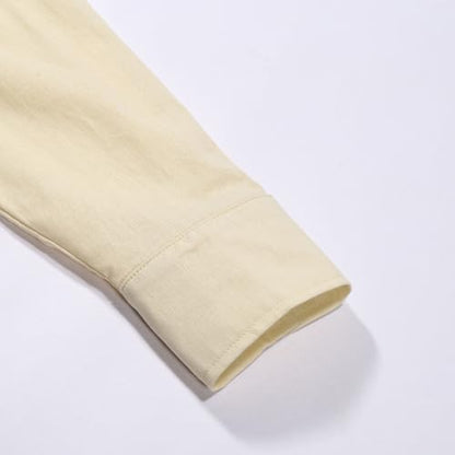 Mens Kaftan Thobe Button Down Cotton Linen Robe Muslim Casual Long Sleeve Gown Lightweight Breathable Kurta Caftan - color: A-khaki, size: Large