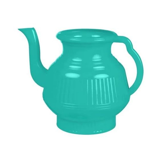 TABAKH Lota | Bodna | Water Mug | Toilet Wash Jug | 2.25 Liters | Lightweight Budna | Use in Bathroom | Personal Cleaning | Durable Easy-Pour | Plastic (Teal) - color: Teal