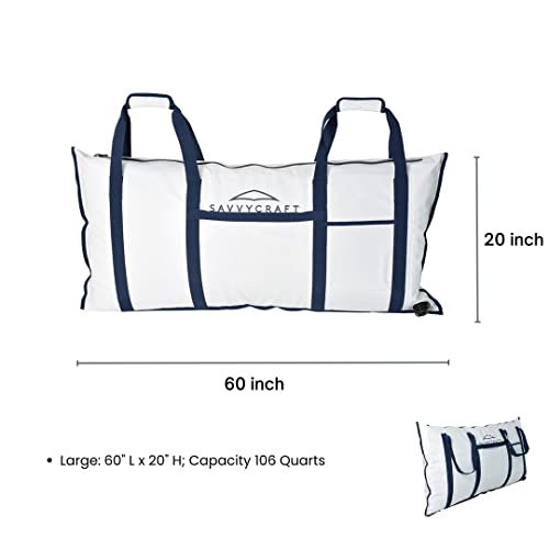 Savvycraft Waterproof Insulated Fish Kill Bag, Leakproof, 60" L x 20" H - style: Envelop: 60"l X 20"h