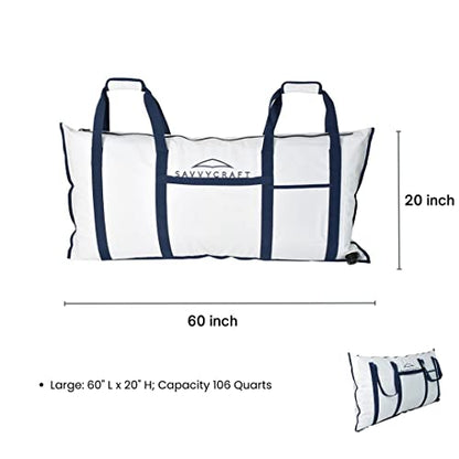 Savvycraft Waterproof Insulated Fish Kill Bag, Leakproof, 60" L x 20" H - style: Envelop: 60"l X 20"h