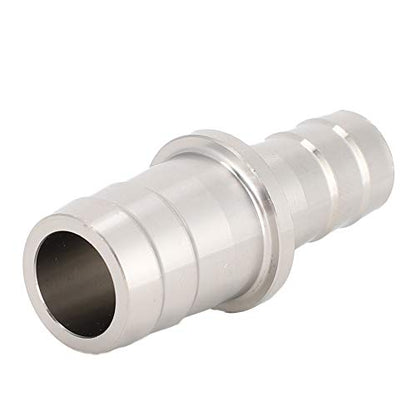 Yosoo 2 Types of Aquarium Stainless Steel Water Pipe Adapter Fittings Joint Connector for Fish Tank 12mm/0.47in to 16mm/0.63in, 16mm/0.63in to 20mm/0.79in Hose Converter