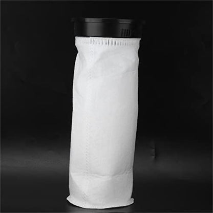 Filter Media Bag, with Flat Bottom Design and Reinforced Seam, for Aquarium Fish Tank Debris Trap and Water Circulation, Nylon Material