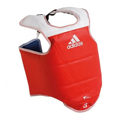 Adidas WT Taekwondo Martial Arts TKD Body Protector Chest Guard - size: 3 (Medium)