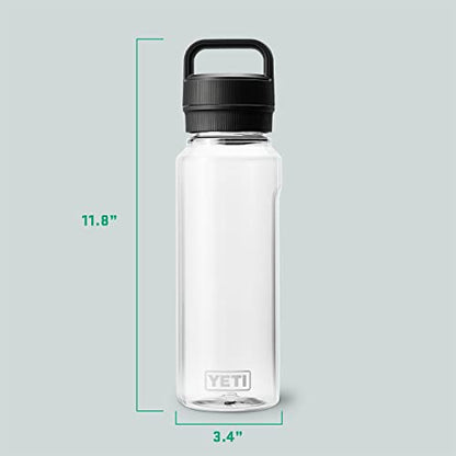 YETI Yonder Water Bottle with Yonder Chug Cap, Lightweight, Leakproof and BPA-Free - color: Clear, style: 34oz