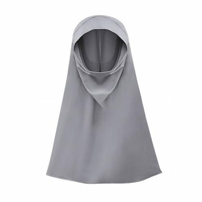 Abaya for Toddler Baby Girls Muslim Prayer Clothes with Hijab Kids Maxi Dress Middle East Dubai Islamic Clothing - color: Black, size: 6-12 Months