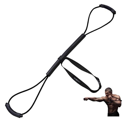 𝐇𝐀𝐍𝐒𝐘𝐃𝐎𝐍𝐍𝐘 Boxing Resistance Bands for Explosive Strength and Speed Training - Enhance Your Boxing Skills Anywhere, Anytime - color: Black2.0(35LB)