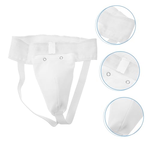 Breathable Groin Protector Guard Comfortable Crotch Guard for Boxing Taekwondo Karate Wear-Resistant Moisture-Wicking for Outdoor Sports Fitness Activities