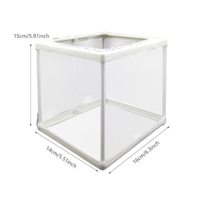 2X Aquarium Net Breeding Net Hatching Mesh Aquarium Box Feeding Container Clown