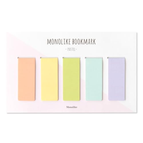 Monolike Magnetic Bookmarks Pastel, Set of 5 - color: Pastel