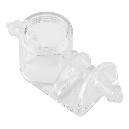 Zerodis Aquarium Acrylic Hose Clamp/Holder Fish Tank Accessories for 22mm Fish Tank Tube Easy Installation Accessory Aquarium Acrylic Hose Clamp/Holder Stable Supplies