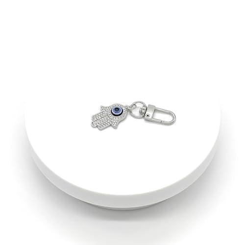 Evil Eye Keychains Car Key Ring Bag Purse Charm for Women Men - Good Luck Amulet Protection - color: M