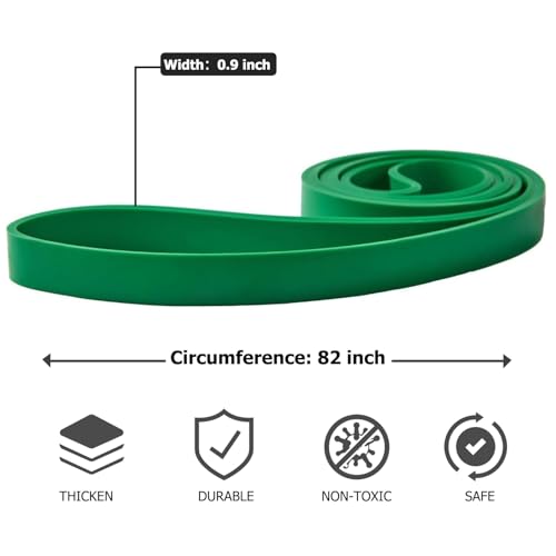 Pull Up Bands, Resistance Bands, Pull Up Assistance Band Exercise Bands for Men & Women Working Out, Body Stretching, Physical Therapy, Muscle Training - color: Green