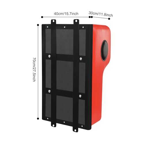 Wall Boxing Punching Pad, Wall Mount Uppercut Boxing Heavy Bag - color: Red+Black