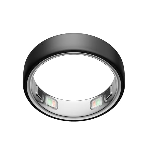 Oura Ring 5 Smart Ring - Stealth - Size 7 - Fitness & Sleep Tracker - color: Stealth, size: 7, style: Ring