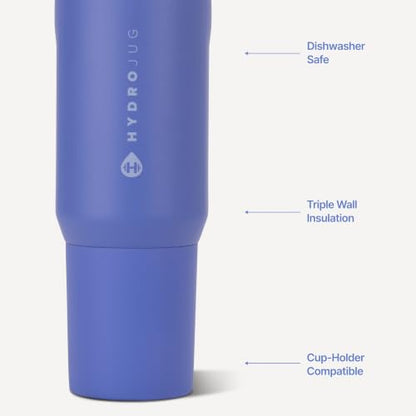 HydroJug Sport 20 oz Insulated Stainless Steel Water Bottle, Berry Pop - color: Berry Pop, size: 20 Ounces