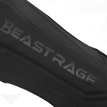MMA Martial Arts Shin Guards for Kickboxing Adjustable Muay Thai, Padded Martial Arts Shin Pads Leg Guard with Instep Sleeves MMA Training BJJ Karate Boxing Taekwondo - color: BLACK, size: Medium