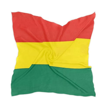 Women's Silk Scarf Square Satin Head Scarves Fashion Neck Scarf Hair Wraps Silk Bandana - color: Bolivia Flag