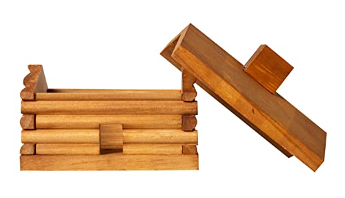 Paine's Log Cabin Incense Burner with 10 Cedar Cones