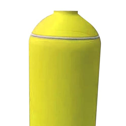 Scuba Diving Tank Neoprene Cover, Dive Cylinder Sleeve for Standard Aluminum or Steel Tanks, Protective Wrap with Cotton Lining - color: Yellow