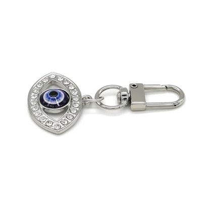 Evil Eye Keychains Car Key Ring Bag Purse Charm for Women Men - Good Luck Amulet Protection - color: L