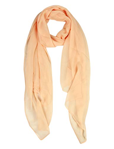 PANTONIGHT Long Chiffon Sheer Scarf For womens - color: 054 Plain as Image