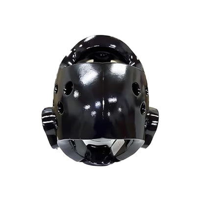 Youth & Adults Taekwondo Karate Headgear MMA Martial Arts Helmet, Soft Head Gear for Martial Art Grappling Muay Thai Kickboxing Taekwondo - color: BLACK, size: Small