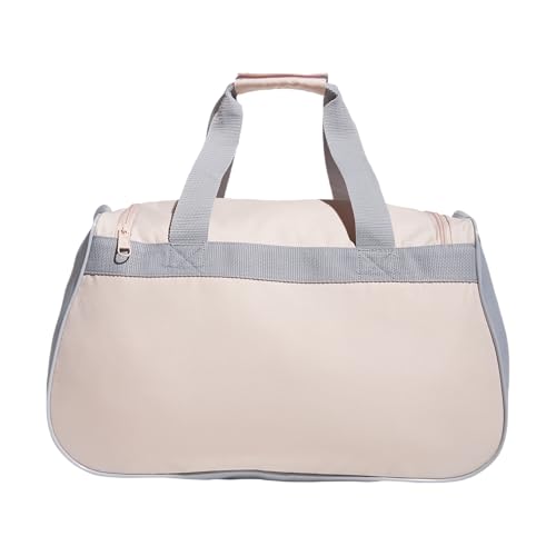 adidas Power Gym Bag – Lightweight Small Duffel, Blush Pink/White/Halo Silver Grey, OSFA - color: Blush Pink/White/Halo Silver Grey