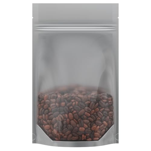 Mylar Style Barrier Bags – Zipper w/Heat Seal – 100 Bags (Gloss Gold/Clear, 1/4 Ounce - 4?x6.5?x1.78?) - color: Gloss Gold / Clear, size: 4x6.5x1.78 Inch (Pack of 100)