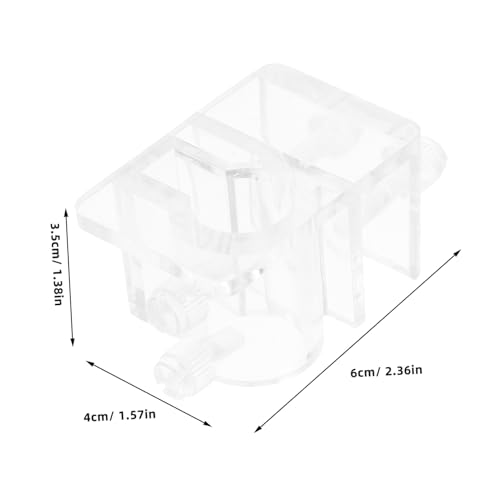Aquarium Water Pipe Fixing Clamp Heavy Duty Hose Holder Bracket for Fish Tank Adjustable Dosing Pump Hose Clip Sturdy Tube Hanger Easy Installation