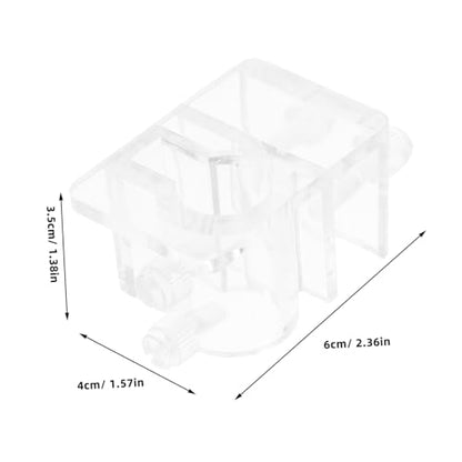 Aquarium Water Pipe Fixing Clamp Heavy Duty Hose Holder Bracket for Fish Tank Adjustable Dosing Pump Hose Clip Sturdy Tube Hanger Easy Installation