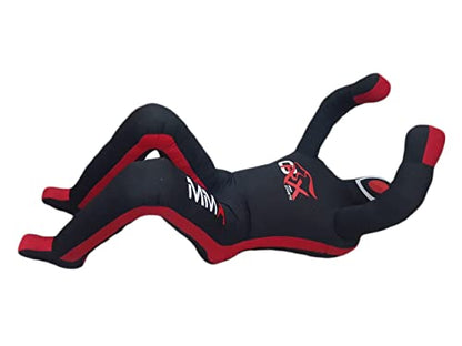 MMA Grappling Dummy - Judo Punching Bag, BJJ, Brazilian Jiu Jitsu, Martial Arts and fitness training Sitting Position (UNFILLED, Canvas)