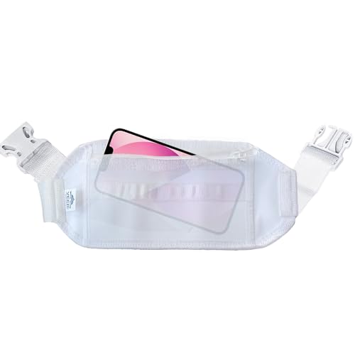 Hajj & Umrah White Waist Pouch Bag Ihram Belt Money Phone Sleeves Passport Ticket Safe