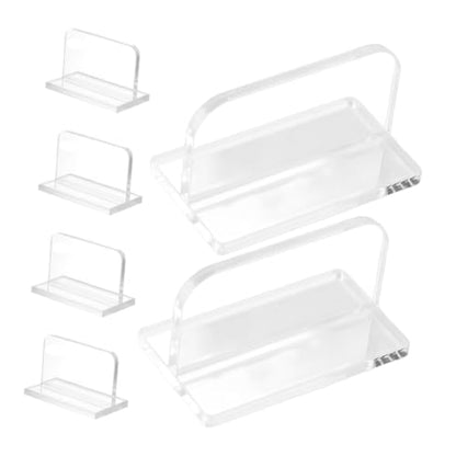 6pcs Aquarium Lid Handle Clear Acrylic Grip for Fish Tank Covers Replacement Parts for Aquariums Stable and Easy Installation and Reusable Fish Tank Supplies