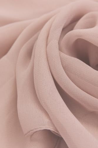 PANTONIGHT Long Chiffon Sheer Scarf For womens - color: 057 Khaki