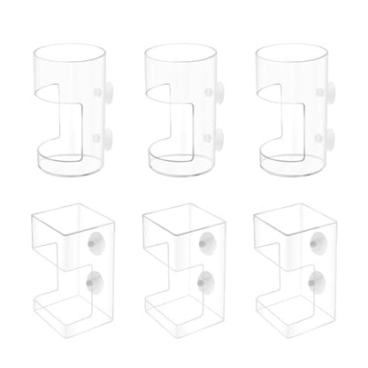 Transparents Fish Food Dispenser Rings Nonslip Aquariums Feeders Rings Essential Fish Feeding Supply Slow Sinking Food Feeders - color: square1