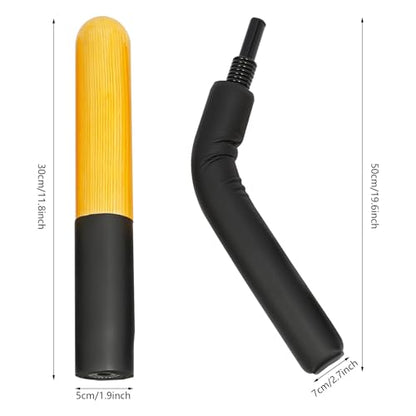 Wing Chun Dummy for Martial Arts Training, Wall Mounted or Portable Wooden Dummy, Interchangeable Spring Arms for Taekwondo Tai Chi Chuan, Tree or Soft Object(Diameter ≥4.72in)