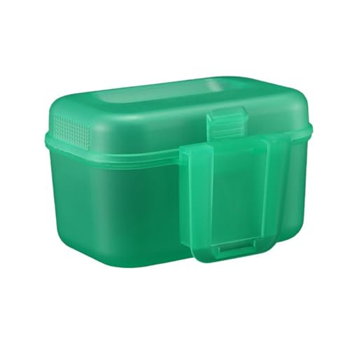 Portable Live Bait Box, Breathable Fishing Lure Case with Belt Clip, Lightweight Worm Container for Anglers Fishing Trips