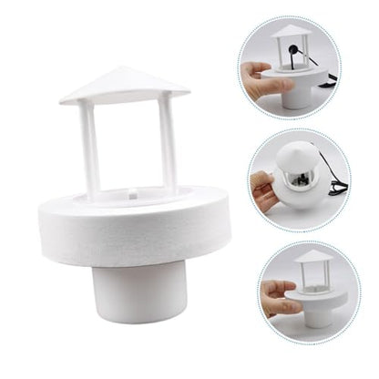 TOYANDONA Portable Rockery Splash Guard for Humidifier Easy to Install Plastic Mist Cover for Fish Tanks and Ponds and Functional Floating Humidifier Shield Box