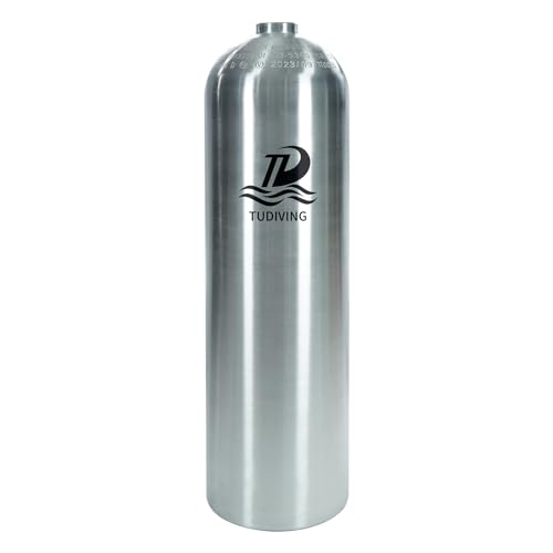 TUDIVING-11.1L Scuba Tank | 80 cu. ft Aluminum Tank | 4500psi Diving Cylinders | Air Tank | Snorkeling Gear for Adults-NO DOT (11.1L diving tank) - color: 11.1l Diving Tank