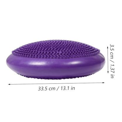 GANAZONO Thickened Inflated Wobble Cushion for Core Stability Sensory Training Pad Comfortable Balance Disc for Yoga Fitness and Exercise Versatile Kneeling Cushion for Ages