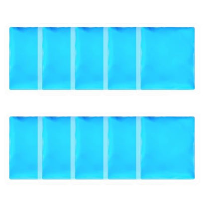 Reusable Ice Packs for Injuries, 10 Pack Round Ice Packs for Face, Gel Ice Pads Small Hot Cold Compress Ice Bag for Eyes After Surgery, Face, Wisdom Teeth, Breast Surgery 3.15x 3.55 Inch - size: 3.15x 3.55 Inch